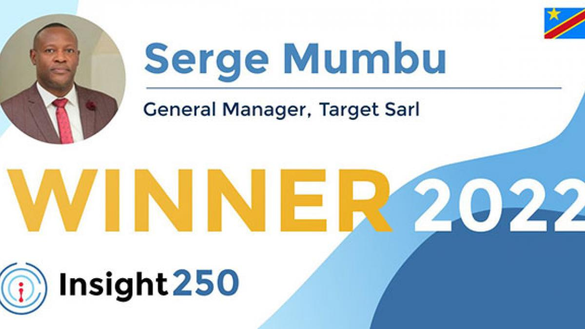 Médiacongo : Etude des marchés : Serge Mumbu parmi les lauréats d’Insight 250 pour l’année 2022